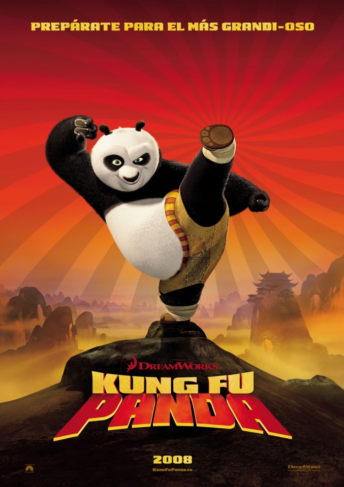 плакат фильма Кунг фу панда 