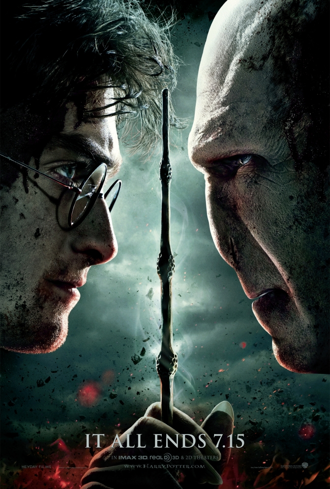 плакат фильма тизер Гарри Поттер и Дары Смерти: Часть вторая 