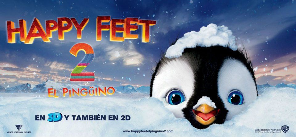 плакат фильма баннер Делай ноги 2 в 3D плакат фильма баннер Делай ноги 2 в 3D