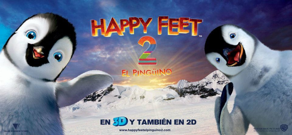 плакат фильма баннер Делай ноги 2 в 3D плакат фильма баннер Делай ноги 2 в 3D