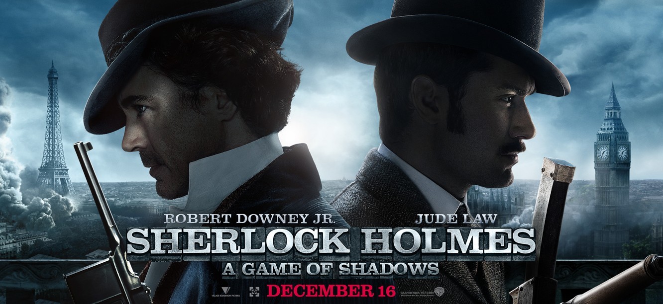 плакат фильма баннер Шерлок Холмс: Игра теней 