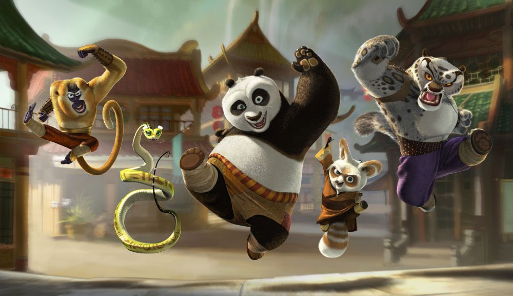 кадры из фильма Кунг фу панда 