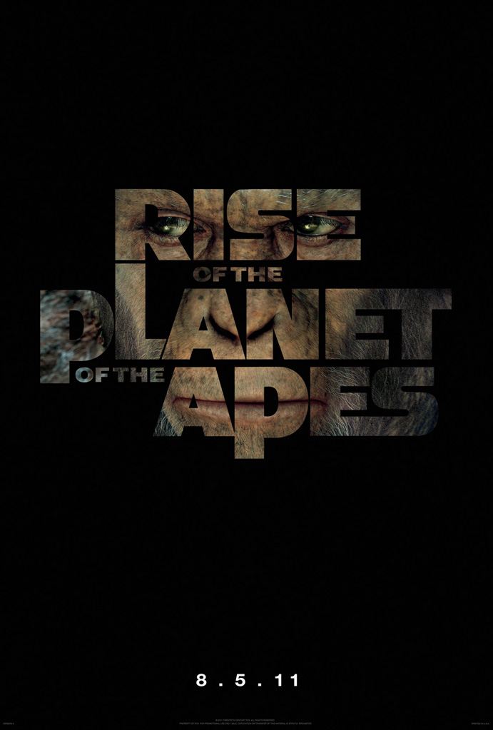 плакат фильма тизер Восстание планеты обезьян 