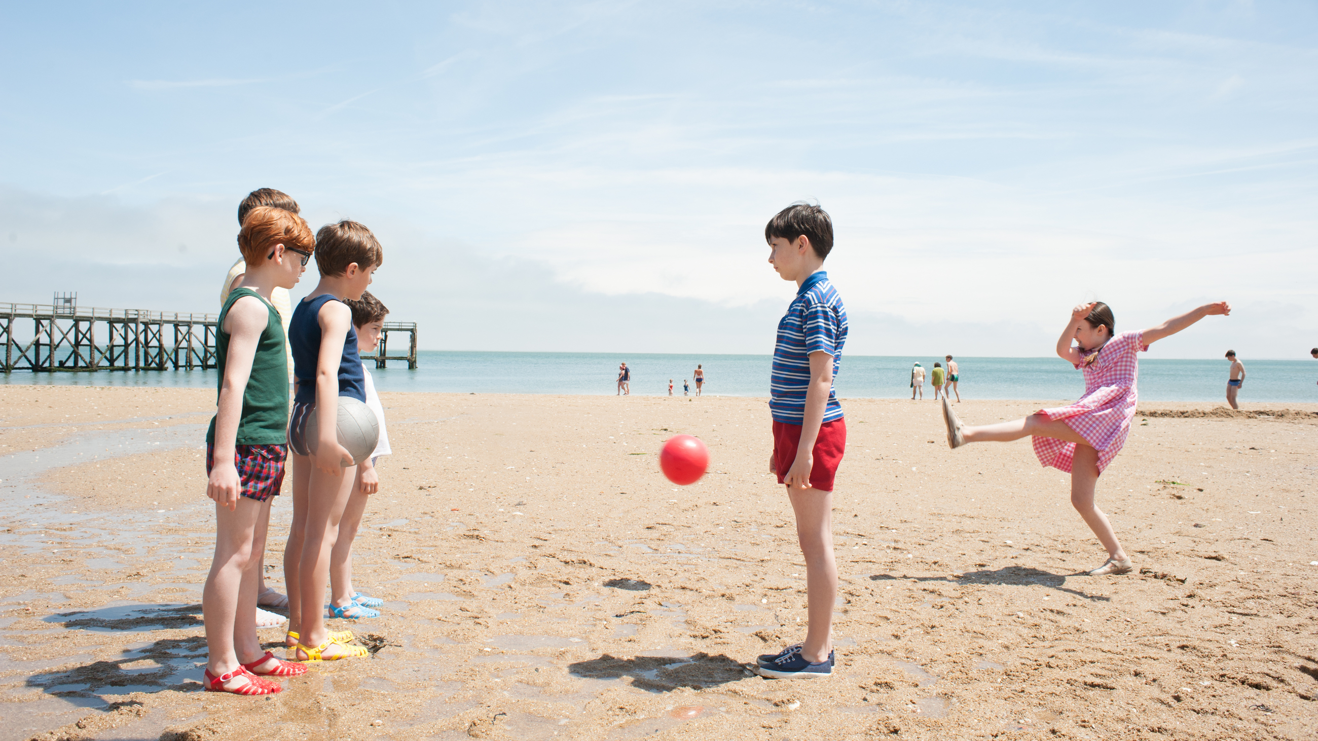 дети подростки пляж