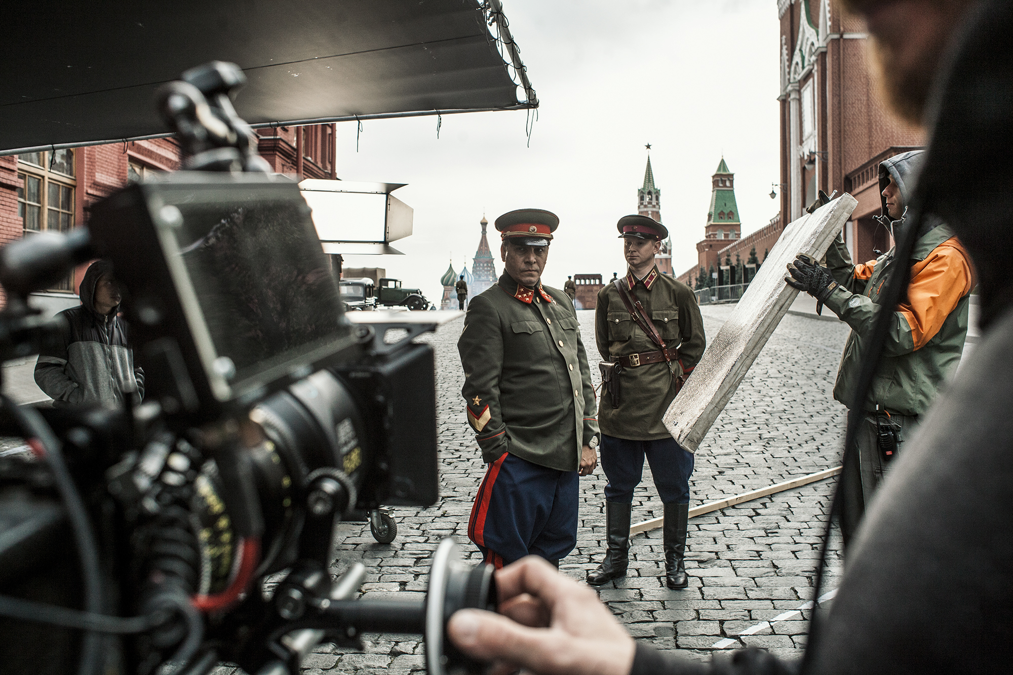 Съемки исторического фильма в Москве