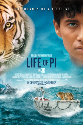 плакат фильма постер Жизнь Пи 
