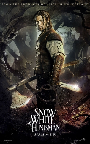 плакат фильма характер-постер Белоснежка и охотник 