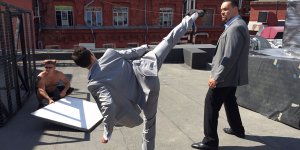 Анджей Бартковяк снимает экшн-сцены «Максимального удара»