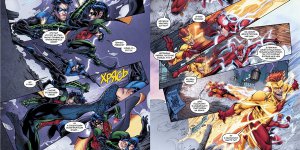 Бумажные комиксы. «Титаны» 2-3 / «Красный Колпак и Изгои» 1