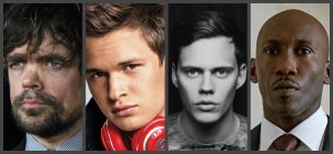 Роли исполняют: Питер Динклэйдж, Энсел Элгорт, Билл Скарсгард и Махершала Али