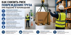 Как снизить риск повреждения груза при подъеме и перемещении