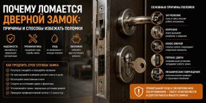 Почему ломается дверной замок: причины и способы избежать поломки
