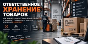 Ответственное хранение товаров: как бизнес снижает складские риски и выбирает правильную модель хранения в 2026 году