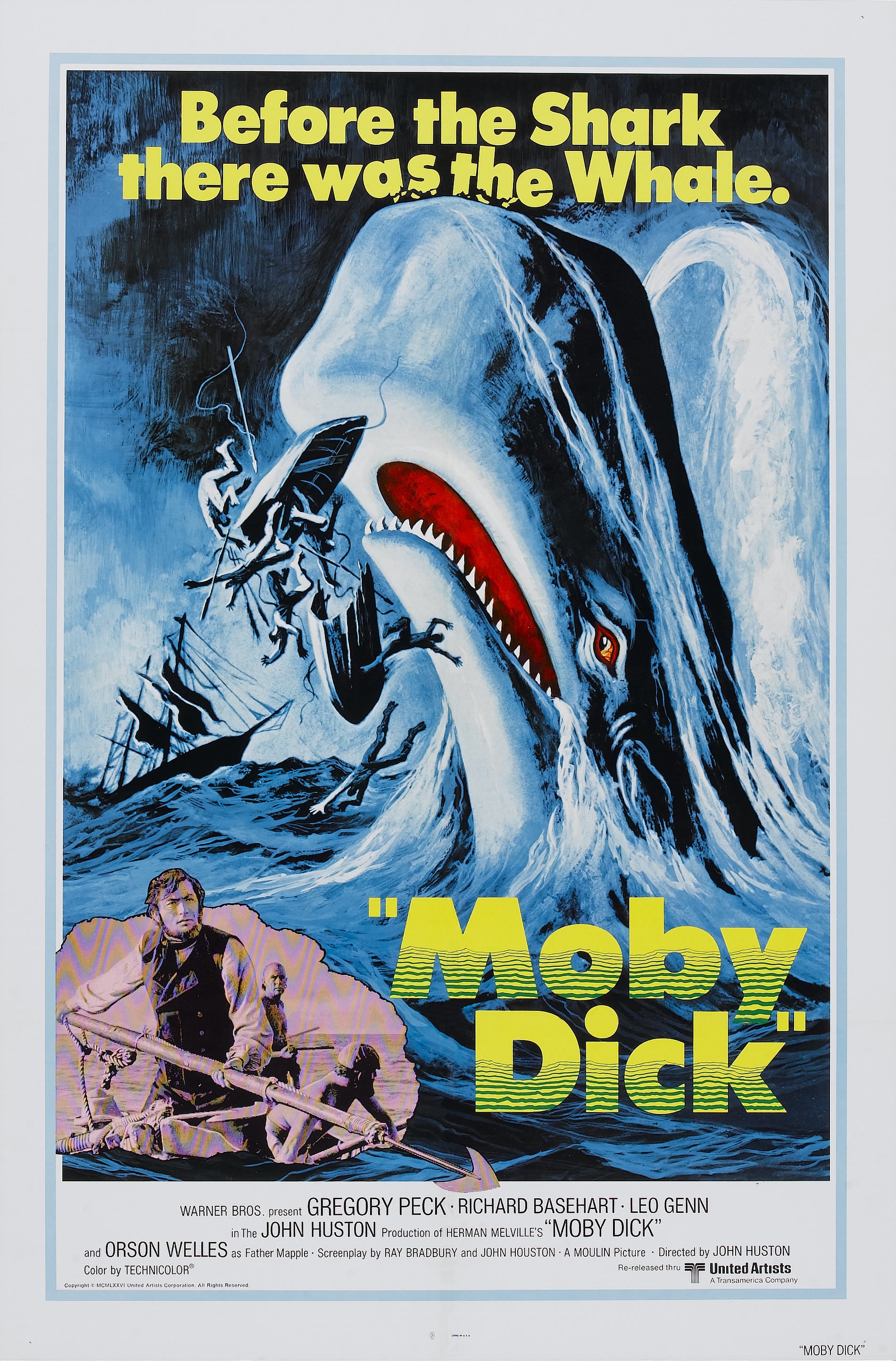 Moby dick, 1956 Постер