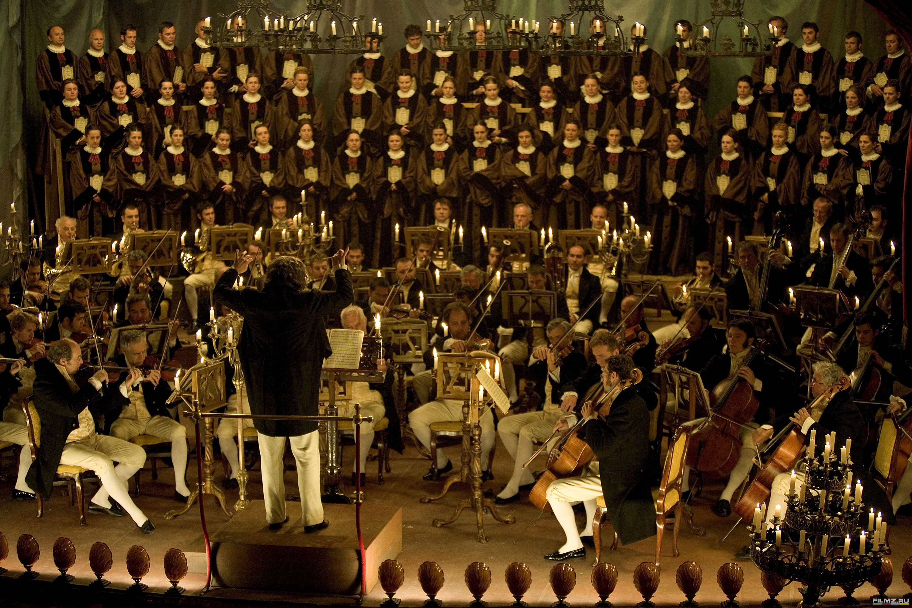 Бетховен дирижирует. Бетховен. "Переписывая Бетховена". 2006. Бетховен дирижирует оркестром.