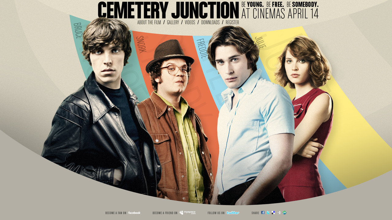 Poster id. Городок Семетри. Городок Постер. Cemetery Junction (2010).