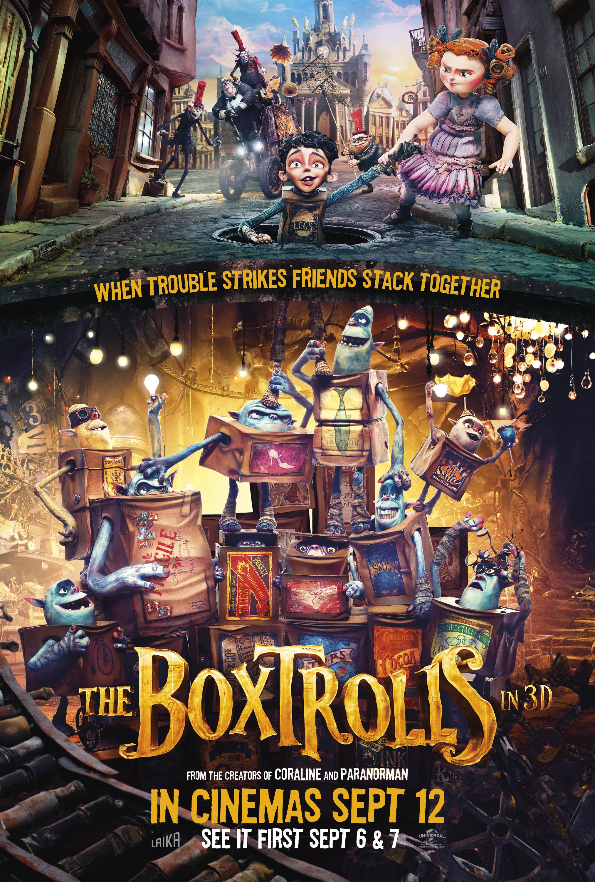 Коробяки. Семейка монстров / the Boxtrolls (2014. Boxtrolls мультфильм. Коробяки семейка монстров. Семейка монстров мультфильм Коробяки.