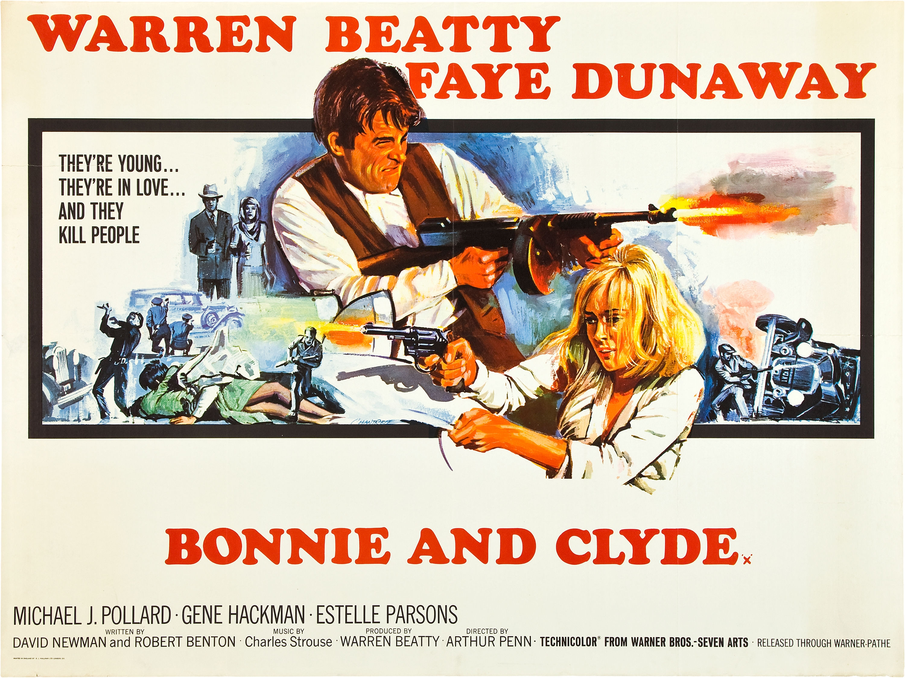 Бонни и Клайд Bonnie and Clyde 1967 Постер