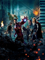 Мстители, постеры, textless