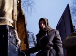 Даниэла Стоянович, со съемок, Даниэла Стоянович, Багровый цвет снегопада