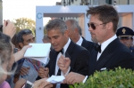 Джордж Клуни, фотосессия, премьера, Джордж Клуни, Брэд Питт, После прочтения сжечь