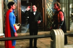Джин Хэкмен, кадры из фильма, Джин Хэкмен, Кристофер Рив, Супермен IV: В поисках мира