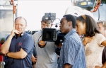 Дон Чидл, со съемок, Терри Джордж, Софи Оконедо, Дон Чидл, Отель «Руанда»