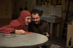 Джеки в царстве женщин, со съемок, Риад Саттуф