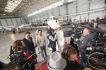 Афера под прикрытием, со съемок
