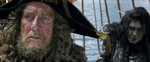 Хавьер Бардем, кадры из фильма, Джеффри Раш, Хавьер Бардем, Пираты Карибского моря: Мертвецы не рассказывают сказки