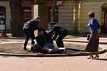 Ночная смена, со съемок