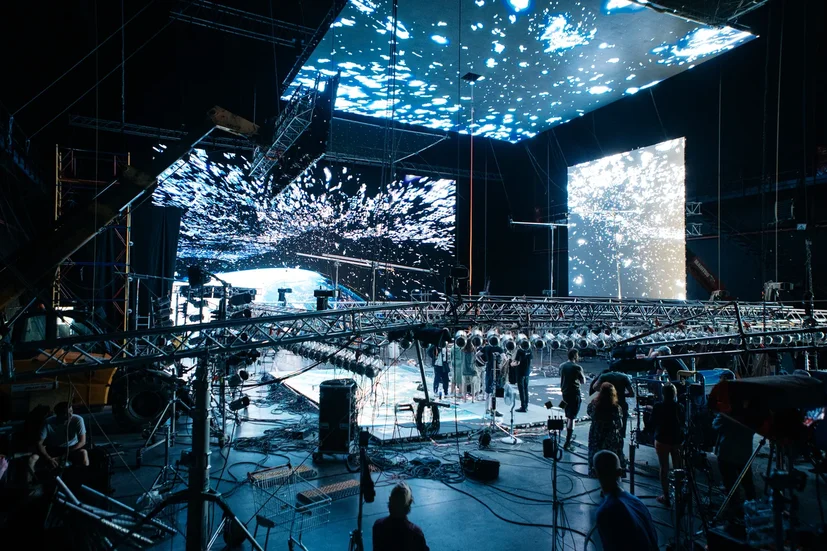 Свободное падение, со съемок