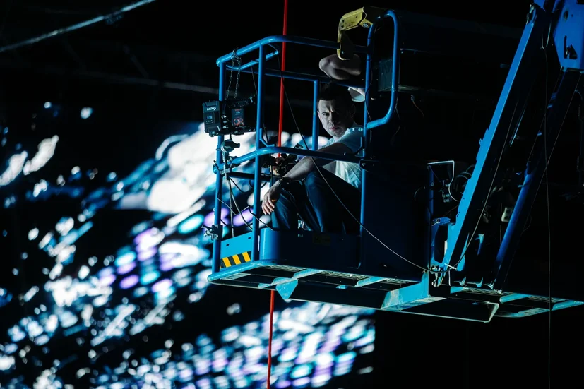 Свободное падение, со съемок