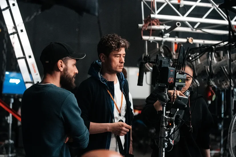 Свободное падение, со съемок