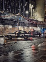 Рыцари Готэма, со съемок