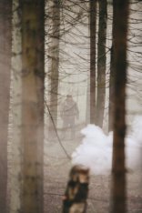 Охотник, со съемок