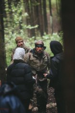 Охотник, со съемок