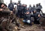 Боевой конь, со съемок, Стивен Спилберг