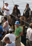 Джонни Депп, со съемок, Кевин МакНэлли, Джонни Депп, Пираты Карибского моря: Сундук мертвеца