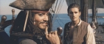 Джонни Депп, кадры из фильма, Джонни Депп, Орландо Блум, Пираты Карибского моря: Проклятие черной жемчужины