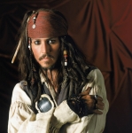 Джонни Депп, промо-слайды, Джонни Депп, Пираты Карибского моря: Проклятие черной жемчужины