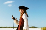 Кира Найтли, кадры из фильма, Кира Найтли, Пираты Карибского моря: Сундук мертвеца