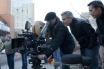 Мартовские иды, со съемок, Джордж Клуни