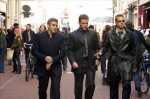 Джордж Клуни, кадры из фильма, Мэтт Дэймон, Джордж Клуни, Брэд Питт, Двенадцать друзей Оушена