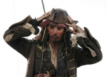 Джонни Депп, кадры из фильма, Джонни Депп, Пираты Карибского моря: На краю света