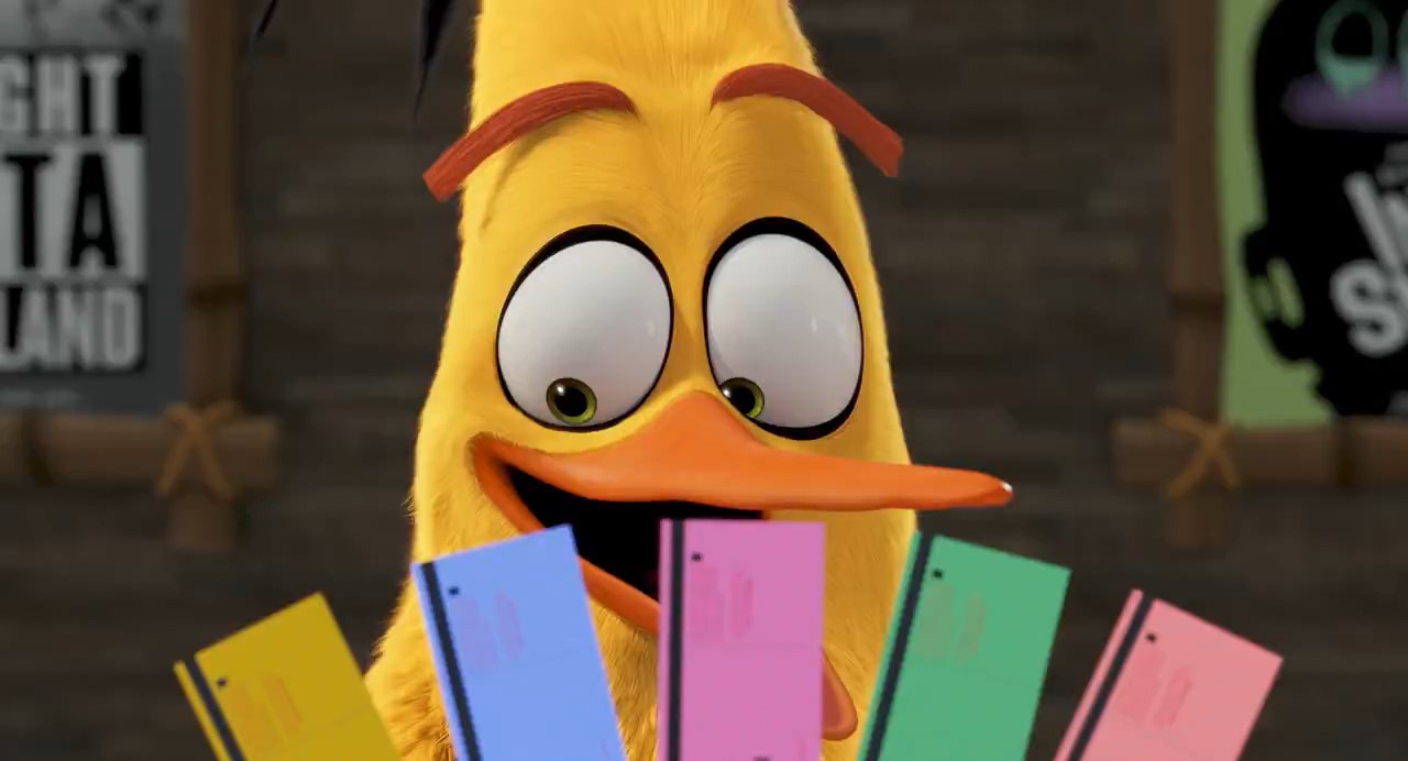 Angry Birds желтая птица из мультика